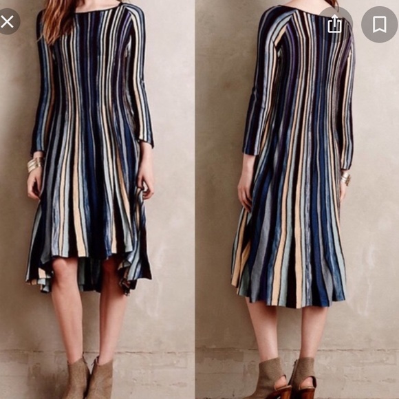 Moth Nora Knit Swing Dress by Anthropology - Picture 3 of 4